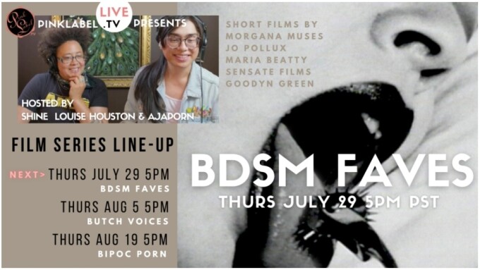 PinkLabel.tv to Present 'BDSM Faves!' Virtual Screening