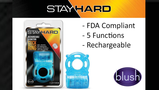 Blush Introduces Rechargeable C-Ring to 'Stay Hard' Collection