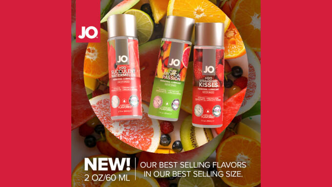 System JO Debuts 'H20' Flavored Lubes in New Size Bottle