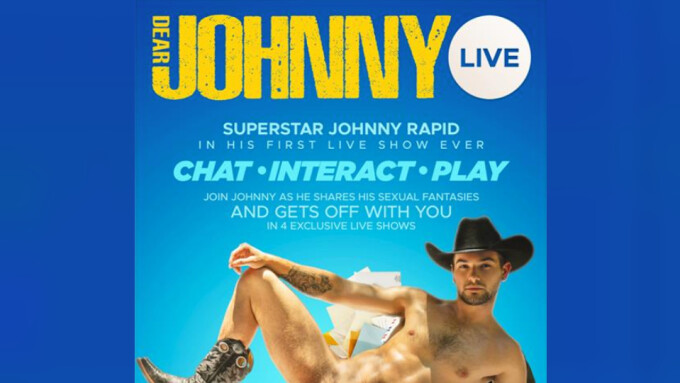Johnny Rapid Stars in Live Cam Series for NakedSword, Flirt4Free