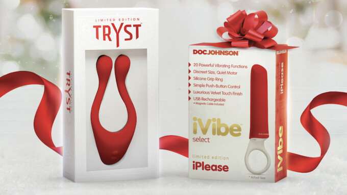Doc Johnson Releases Holiday-Themed Versions of 'Tryst,' 'iVibe'