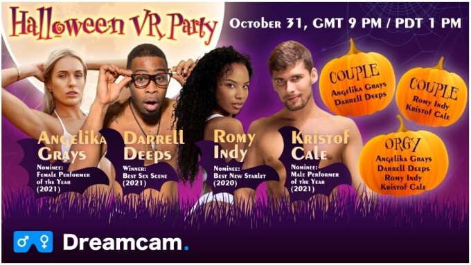 Top Platforms Set Live 'Halloween VR Party' Cam Show