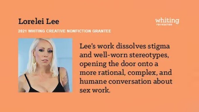 Lorelei Lee Receives Prestigious Nonfiction Grant