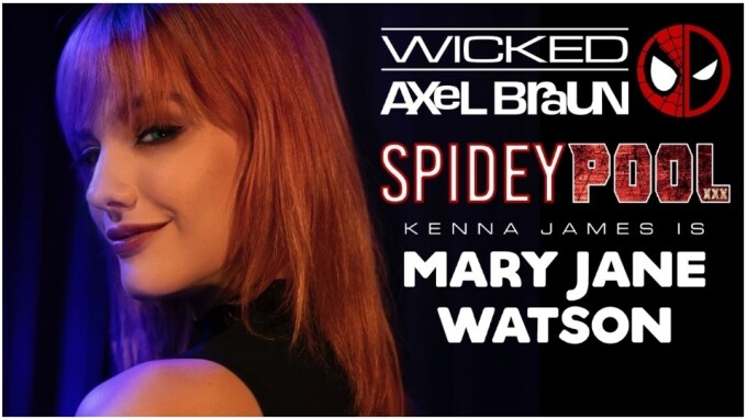 Kenna James Cast as Mary Jane Watson in Axel Braun Parody 'Spideypool'