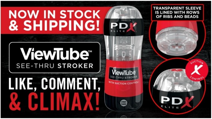 Pipedream Now Shipping PDX Elite 'See-Thru Stroker'