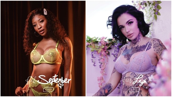 Kiiroo Welcomes September Reign, Leigh Raven as Newest 'FeelStars'