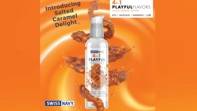 Swiss Navy '4-In-1 Salted Caramel Delight' Flavor Now Shipping