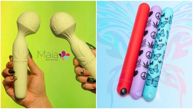 Maia Toys Debuts New Cannabis-Themed Wand, Bullet Vibes