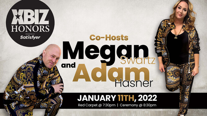 Megan Swartz, Adam Hasner to Co-Host Retail Edition of XBIZ Honors
