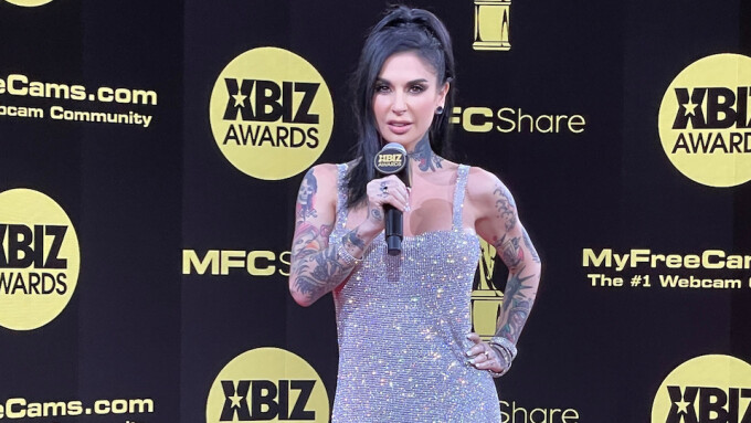 Joanna Angel to Host the 2022 XBIZ Awards Red Carpet