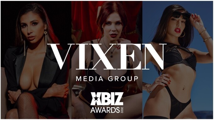 Vixen Media Group Celebrates 15 Wins at 2022 XBIZ Awards