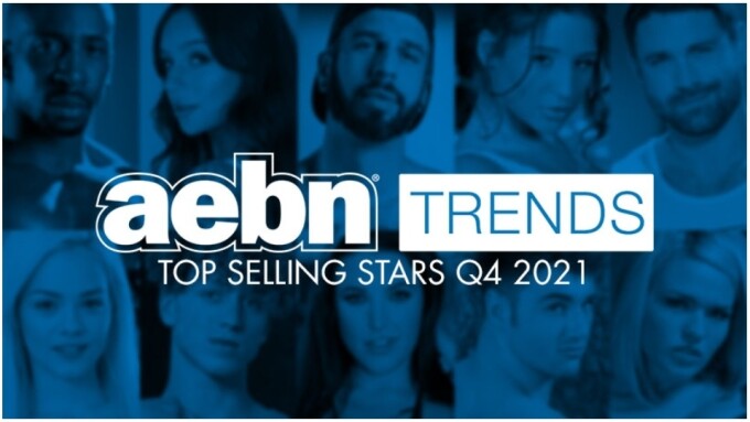 AEBN Reveals Top Stars for Q4 of 2021