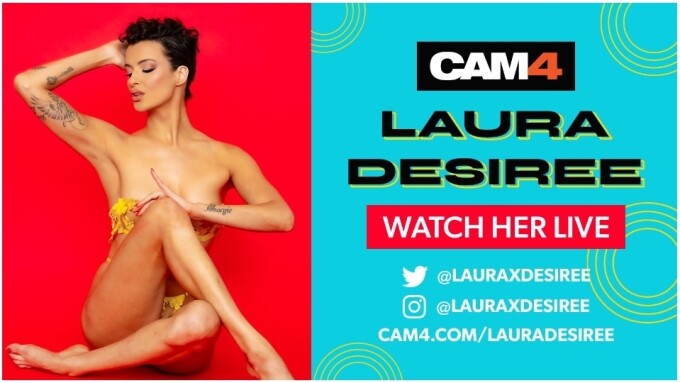 Laura Desiree to Headline Live Shows for CAM4
