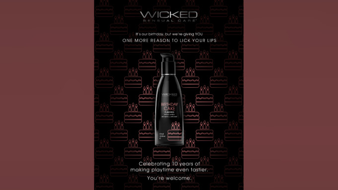 Wicked Sensual Care Marks 10th Anniversary With New 'Birthday Cake' Lube