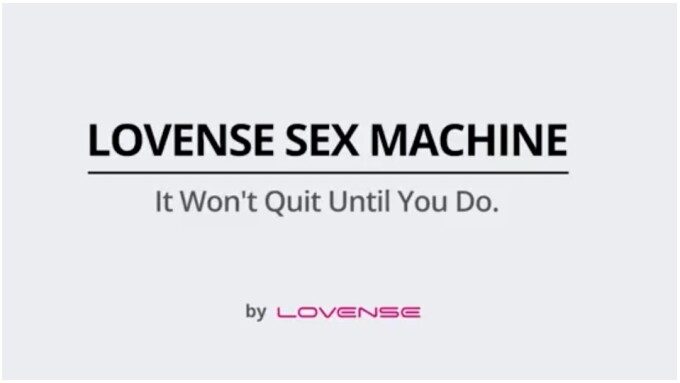 Lovense Now Shipping New 'Sex Machine'