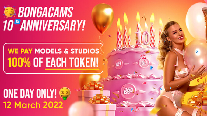 BongaCams Celebrates 10th Anniversary With 100% Payout Promo