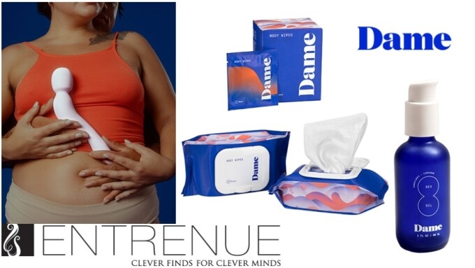 Entrenue Now Shipping 'Com' Vibe, Accessories From Dame