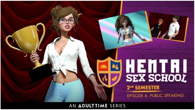 Adult Time Releases 6th Episode of 'Hentai Sex School'