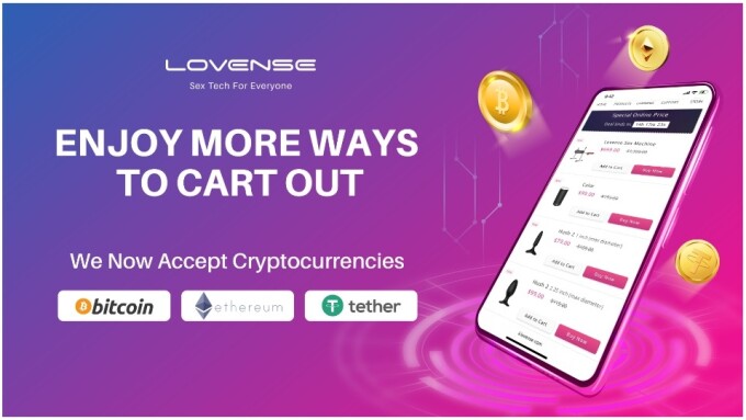 Lovense Now Accepting Crypto Payments