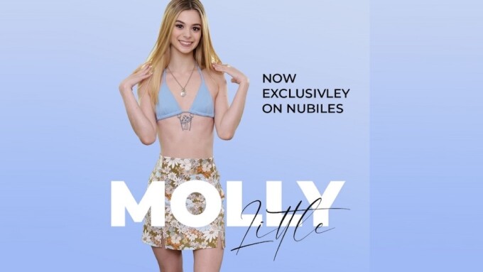 Nubiles Signs Molly Little as 1st Contract Star