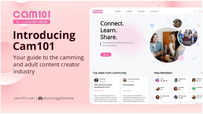 Lovense Debuts 'Cam101' Hub for Cam Models, Content Creators