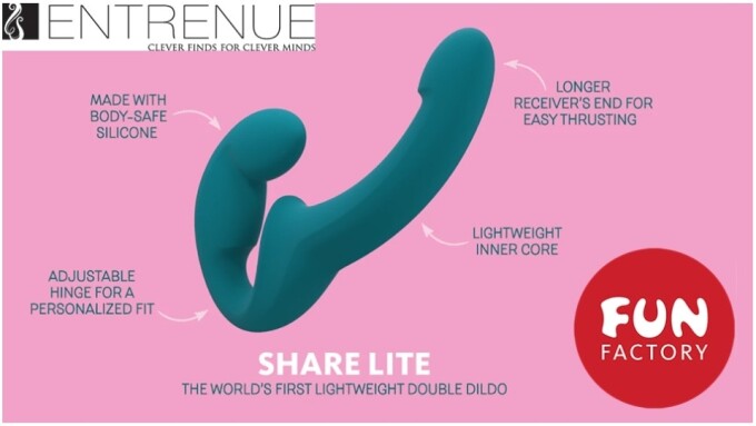 Entrenue Now Shipping Fun Factory 'Share Lite' Double Dildo