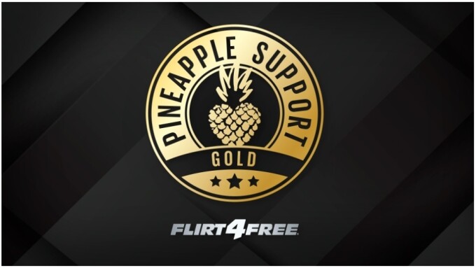 Flirt4Free Expands Sponsorship of Pineapple Support