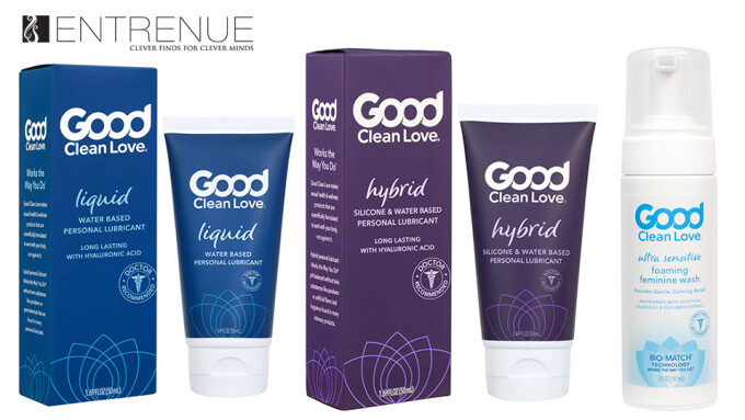 Entrenue Named Exclusive US Distributor of New 'Good Clean Love' Products