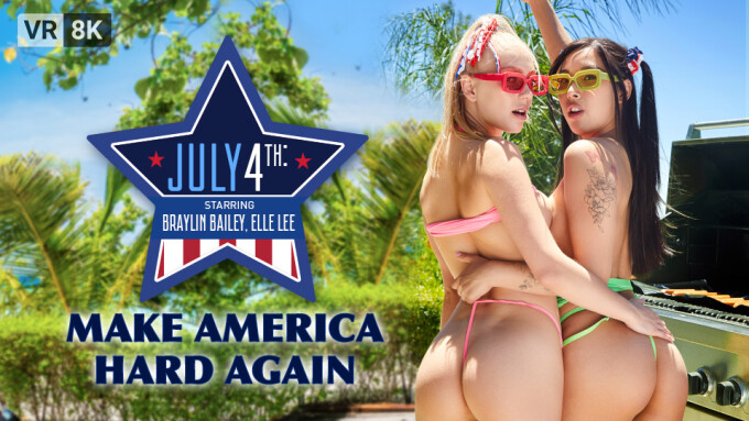 Elle Lee, Braylin Bailey Star in July 4th Fantasy From VR Bangers