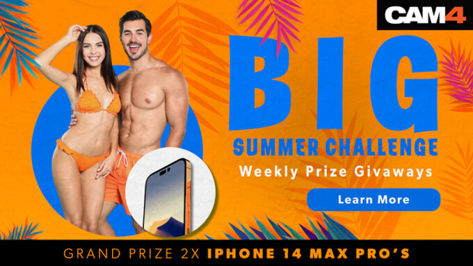 CAM4 Launches New 'Summer Challenge' Promo Contest
