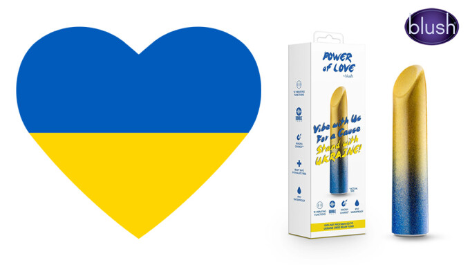 Blush Launches 'Power of Love' Bullet Vibe to Benefit Ukraine