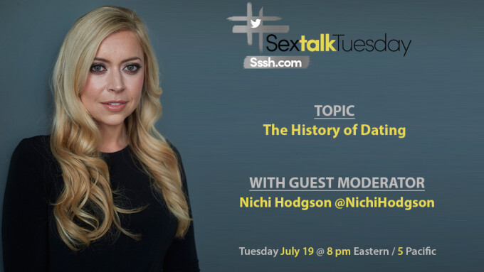 Author Nichi Hodgson to Host #SexTalkTuesday