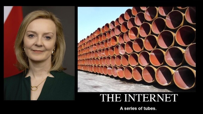 UK Prime Minister Front-Runner Liz Truss Endorses Imaginary '2-Track' Internet