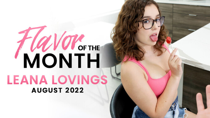 Leana Lovings Is NubilesPorn's August 'Flavor of the Month'