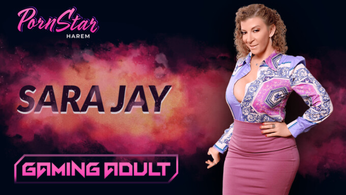 Sara Jay Named Brand Ambassador for Gaming Adult's 'Porn Star Harem'