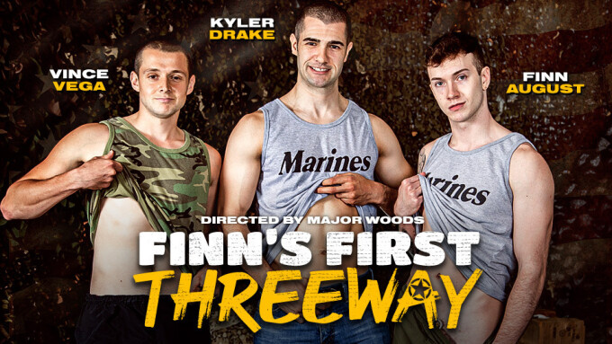 Active Duty Captures 'Finn's First Threeway'