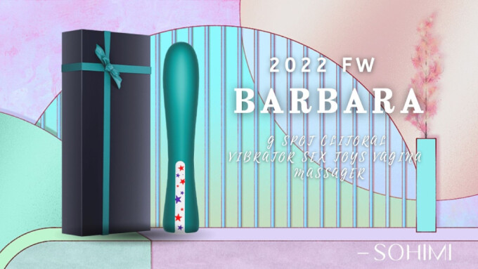 Sohimi Now Shipping New 'Barbara' G-Spot Vibrator