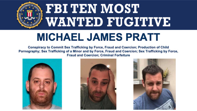 GirlsDoPorn's Michael Pratt Now on FBI's 'Ten Most Wanted' List, Reward Doubled to $100K
