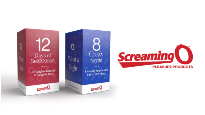 Screaming O Introduces '12 Days of SeXXXmas,' '8 Crazy Nights' Gift Sets