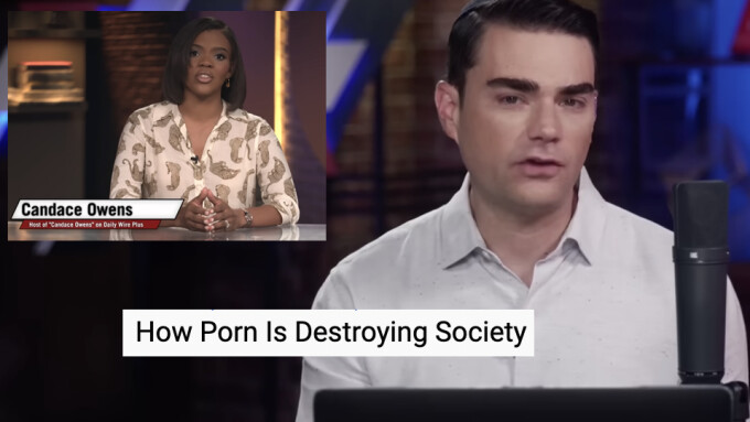 Conservative Commentators Candace Owens Ben Shapiro Deliver Anti Porn Tirade