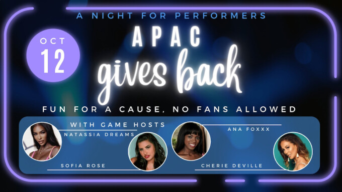 APAC Hosting Performers-Only Charity Event Next Week