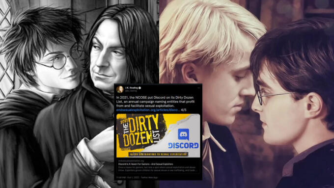 'Harry Potter' Author JK Rowling Endorses Pro-Censorship Lobby NCOSE