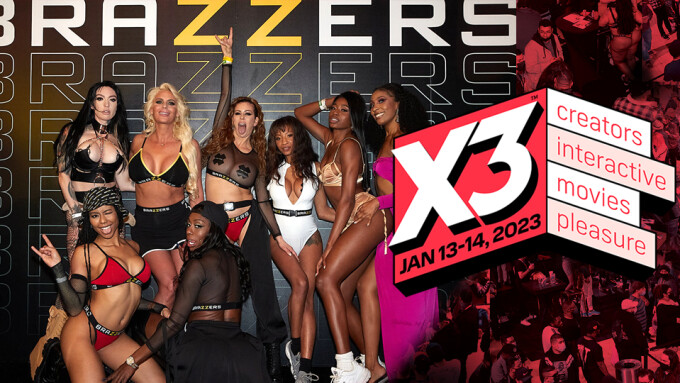 Brazzers to Spotlight Contract Stars at X3 Expo