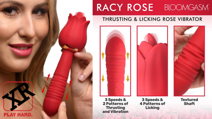 XR Brands Releases 'Bloomgasm Racy Rose' Clitoral Stimulator