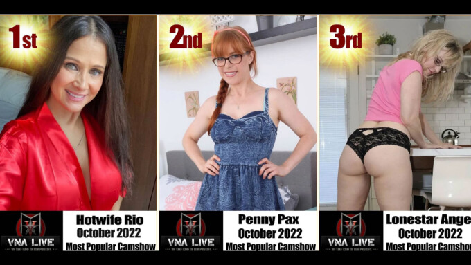 Hot Wife Rio Voted Top VNALive Girl for October