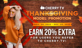 Cherry.tv Offers Holiday Revshare Promotion for Models