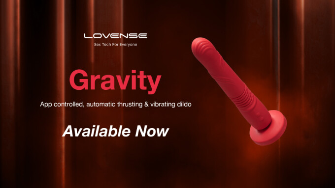 Lovense Debuts 'Gravity' Thrusting Dildo