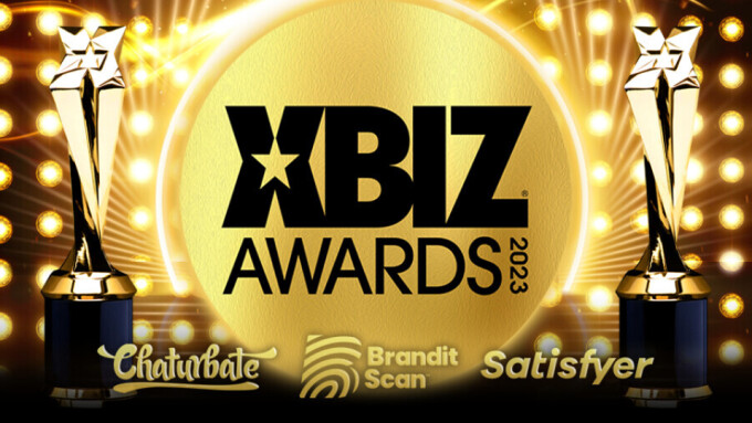 BranditScan, Chaturbate, Satisfyer Sign On as Presenting Sponsors of 2023 XBIZ Awards