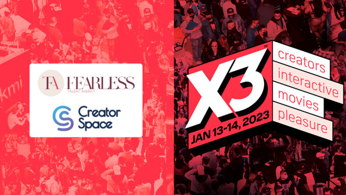 Fearless Talent Agency, Creator Space to Exhibit at X3 Expo
