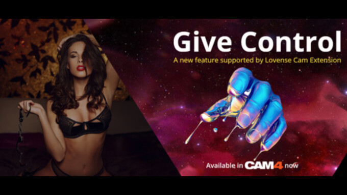 CAM4, Lovense Team Up for 'Give Control' Promo Contest